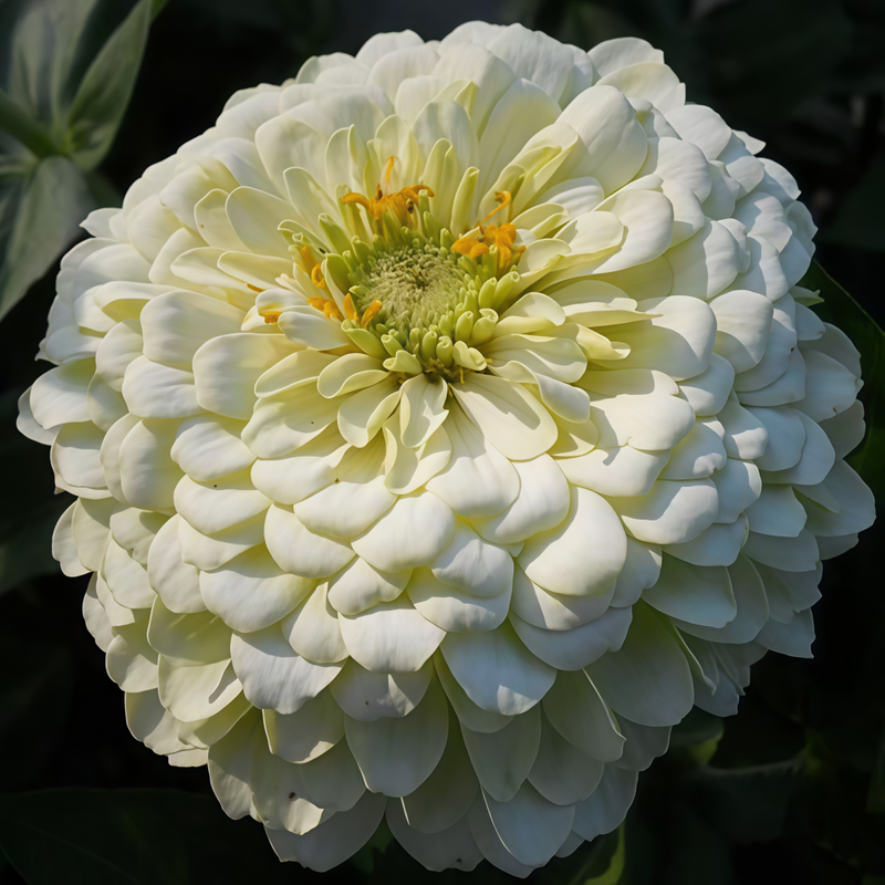 White Zinnia Seeds #2