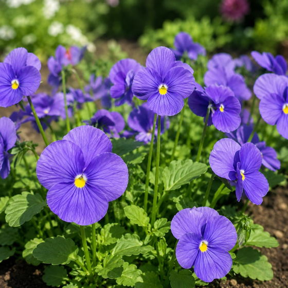 Pansy Seeds - Pure Blue #1